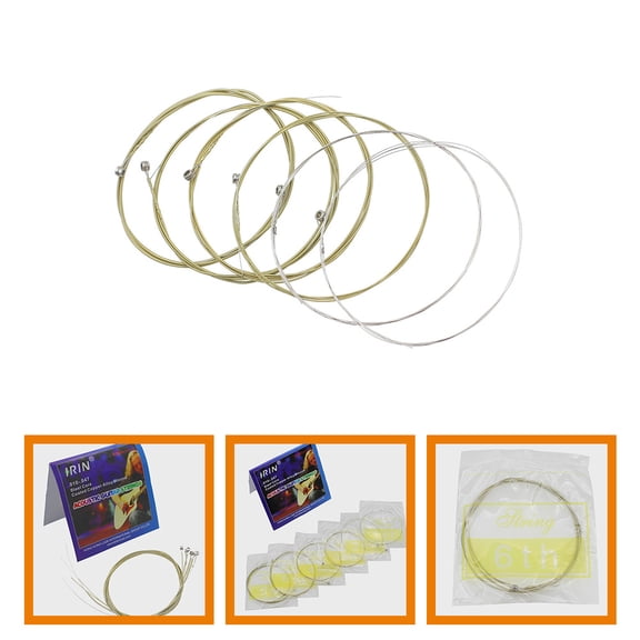 LEORX Guitar Strings Replacements 6Pcs Craftsmanship for Performance