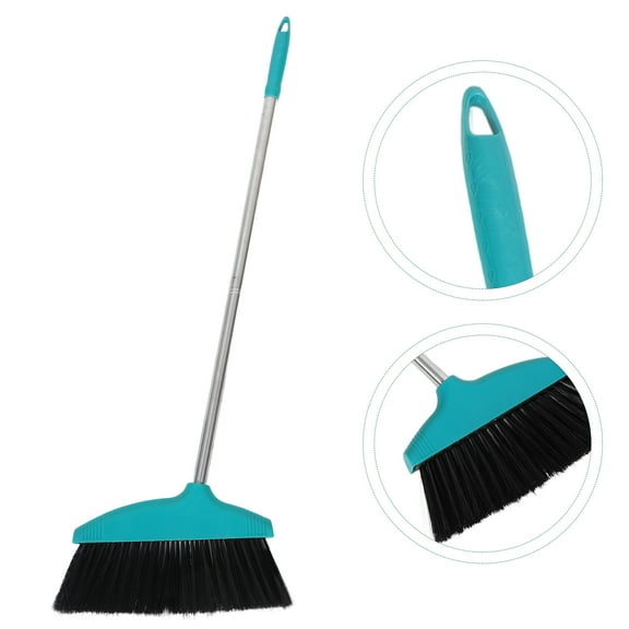 LEORX Home Sweep Broom Angle Shape Soft Bristle Design for Indoor Outdoor Household Cleaning 1Set