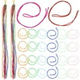 thumbnail image 1 of LEORX Hair Wrap String Assorted Color Polyester 6pcs, 1 of 5