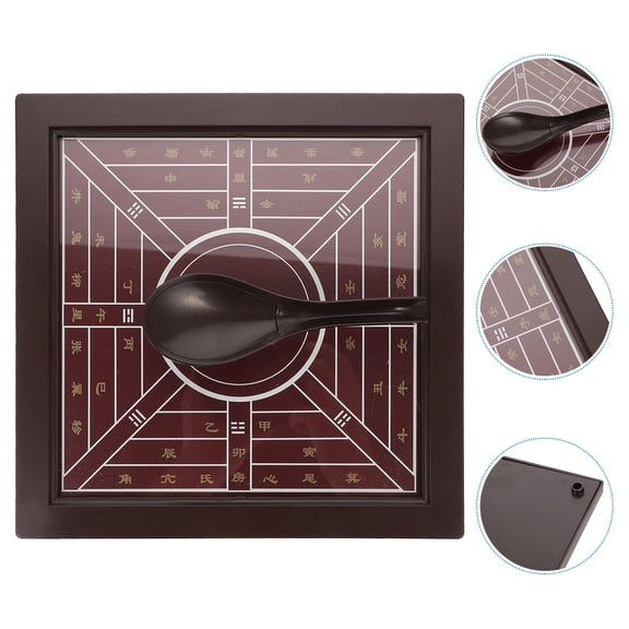 LEORX Compass Model Plastic Retro Chinese Style Teaching Tools 1Set