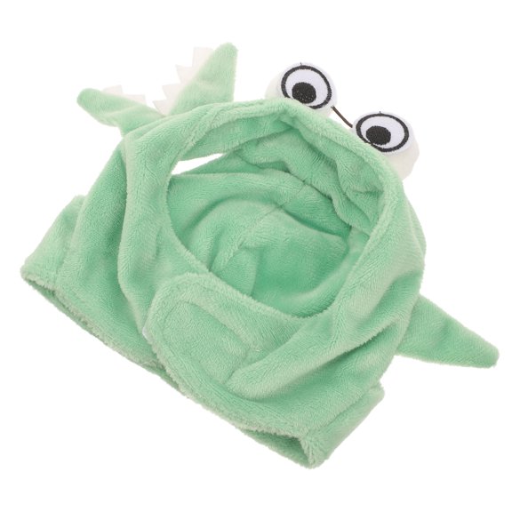 LEORX Hat Cat Pet Hat Saliva Absorption Green 1Pack