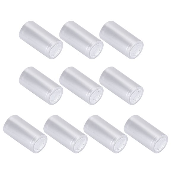 LEORX Heat Shrink Sealing Cap for Wine Bottles Silver Plastic 100pcs Easy to Use for Storage