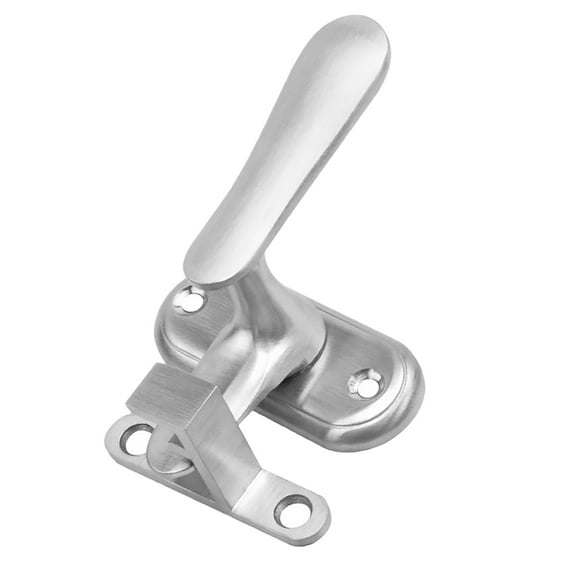 LEORX Door Bolt Lock Latches Hardware Stainless Steel Silver 1Pack 2.55X1.97X1.97In