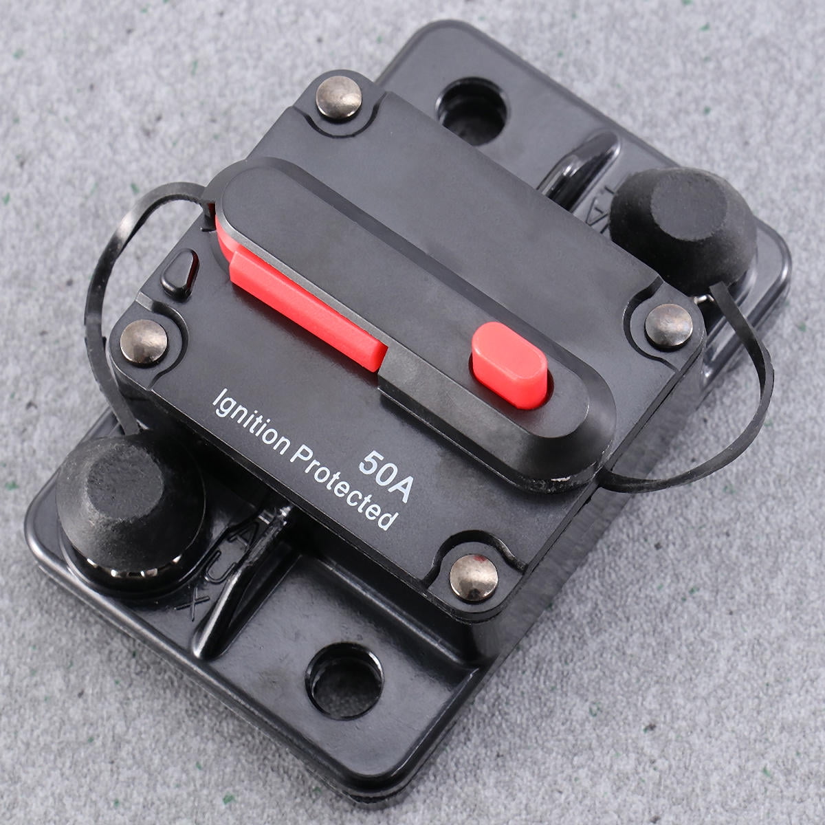 LEORX High Amp Circuit Breaker 1 Set Black for Electrical Appliances
