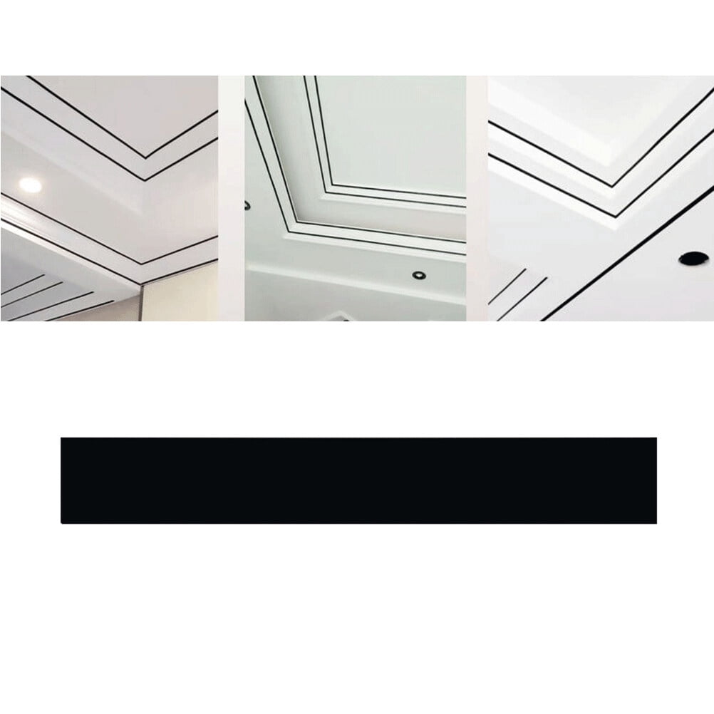 LEORX Living Room Wall Decals Simple Style Home Decor Black 1Pcs