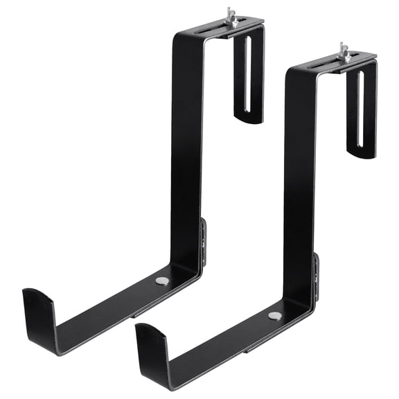 LEORX Planter Balcony Hanger Flower Pot Hanger Garden Tool Simple Design 1 Pair