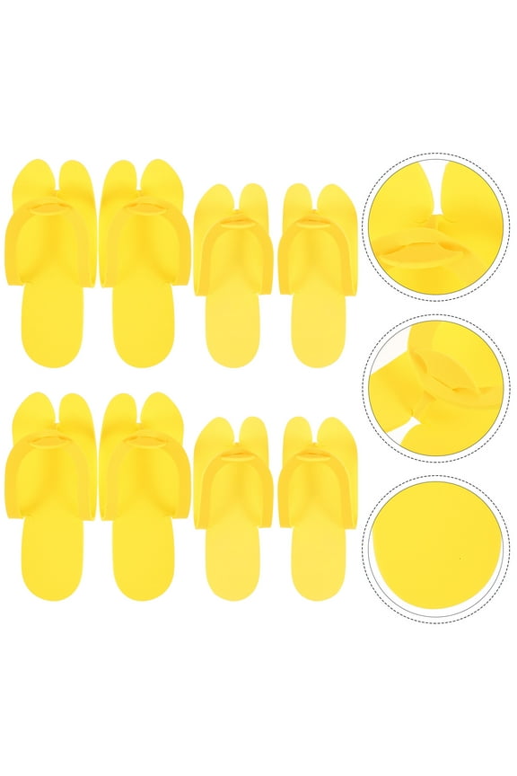 Hotel Guest Slippers 4Pairs EVA AntiSlip Disposable For Family Travel