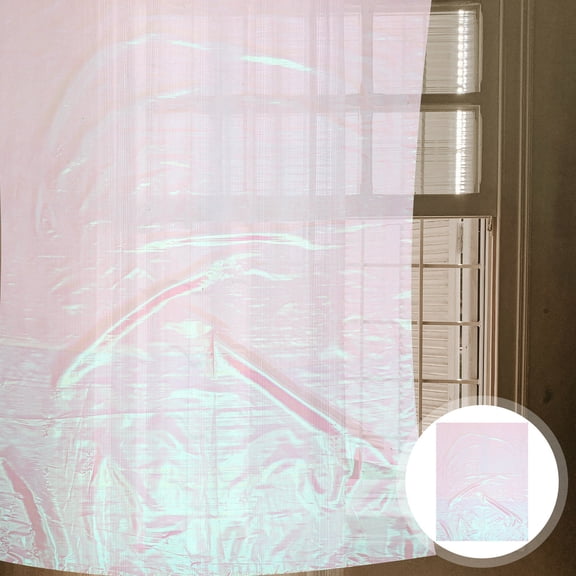 LEORX Lightweight Iridescent Gradient Organza Fabric Decorative Gauze for Wedding and Photography