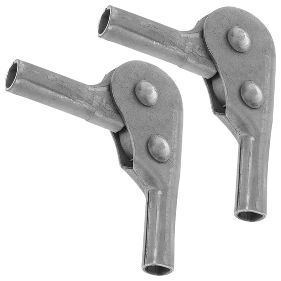 LEORX Iron Folding Hinge 10.0X9.0X0.6In with Lock for Collapsible Support in Square Shape for Homeowners
