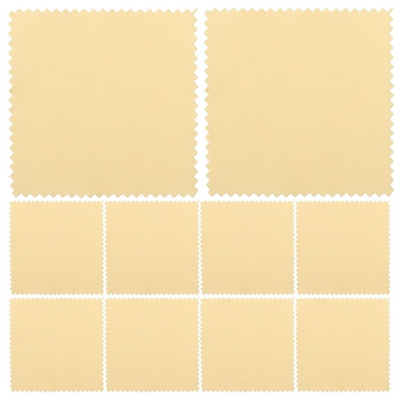 LEORX Jewelry Polishing Cloth 8.00X8.00X0.10CM for Cleaning and Restoring Gloss 30Pcs