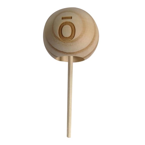 LEORX Khaki Plastic Incense Diffuser with Wooden Ball Design for Decor Essential Oil Car Bedroom 1Pc