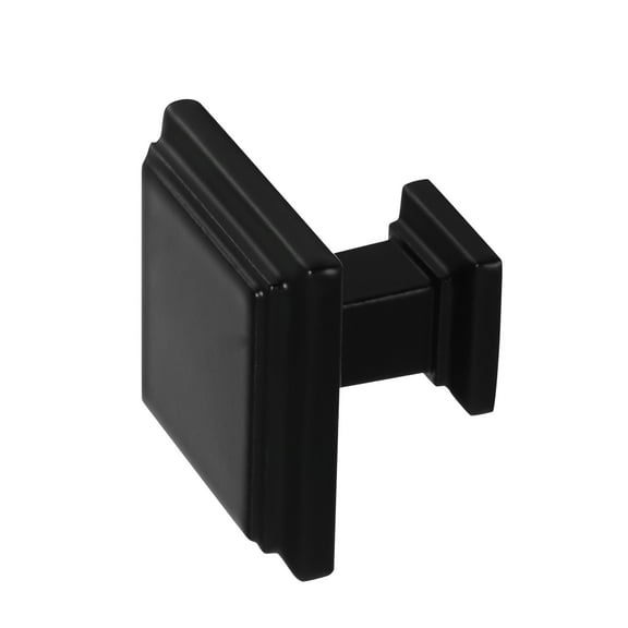 LEORX Modern Black Cabinet Handle Made from Zinc Alloy for Dresser and Bathroom Vanity