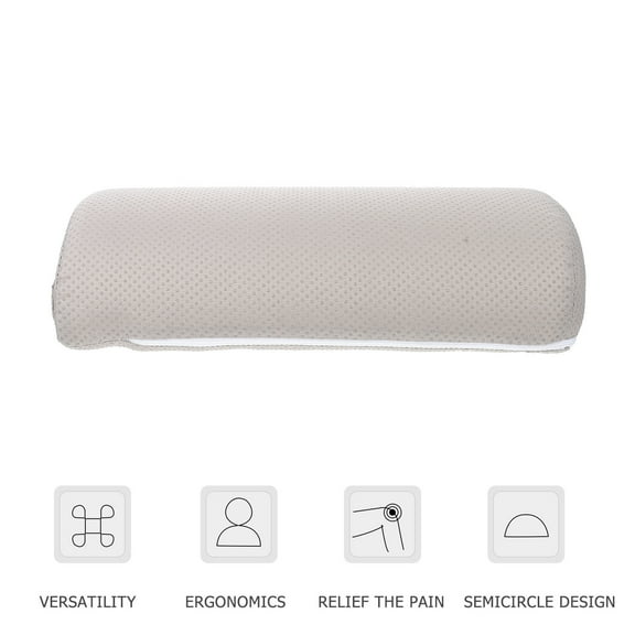 LEORX Knee Pillow Foot Rest Grey Cotton Ergonomic Support 1Pcs for Family Long- Flights