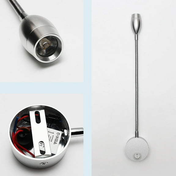 LEORX  LED Bedside Light Fine Workmanship Wall Lamp Modern Design Household European Style 41.5*6.5*3cm