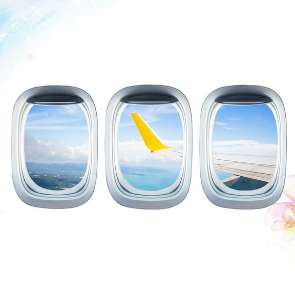 LEORX Landscape Wall Sticker EW031 Window Sticker PVC Assorted Color Visual Impact Wall Stickers 1 Set