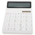 thumbnail image 1 of LEORX Large Calculators Desktop White ABS Basic Design Student Calculator 1Set, 1 of 1