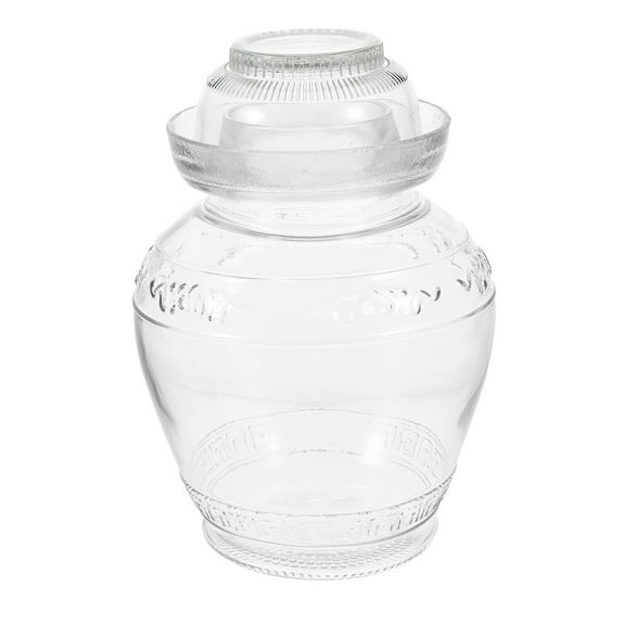 LEORX Leorx Glass Pickle Jar, Transparent, Sealed, Keeps Food Fresh, Practical, Kitchen Use