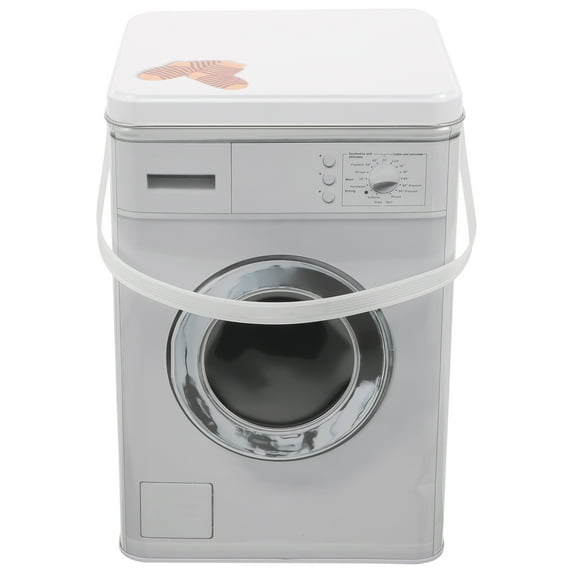 LEORX Laundry Detergent Storage Jars Grey Iron Storage Organization For Households 1Pcs