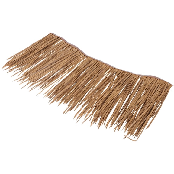 LEORX Artificial Thatch Roof Brown Synthetic Thatched Straw Roofing for Outdoor and Indoor Decor