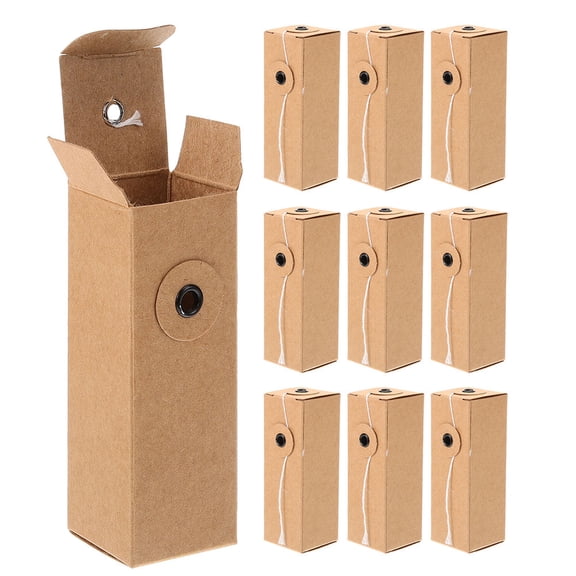 LEORX Lipstick Box Storage with Essential Oil Protection 12pcs Travel Friendly Khaki 4.9Inch