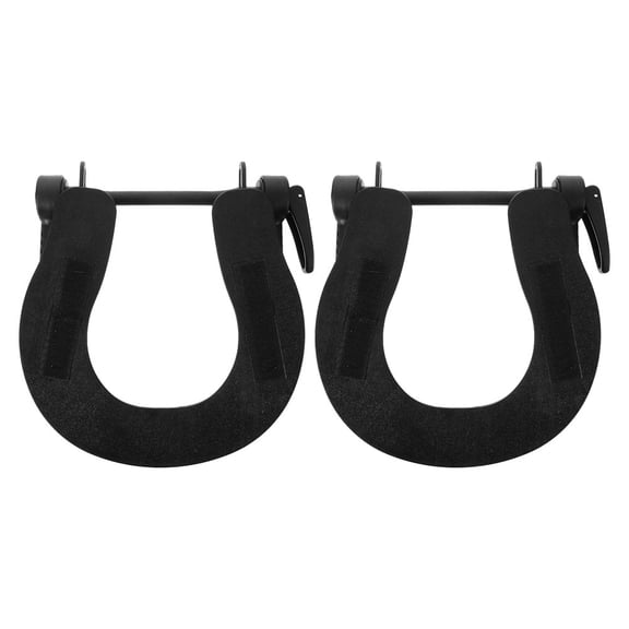 LEORX Adjustable Support Massage Pillow Holder Black 2Set 9.4X9.4X2.6In