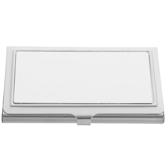 LEORX Metal Business Cards Sublimation Blanks Holder 1Pcs for Custom Projects