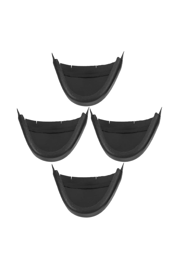 2Pair Work Boot Toe Protector with Impact Resistance and Puncture Proof Design Black