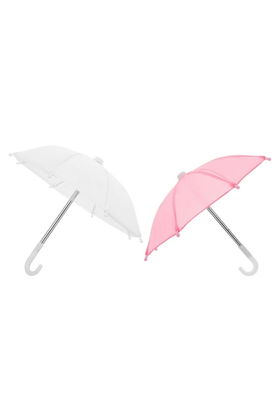 Mini Umbrella For Toy And Outdoor Activities With 2Pcs 10.61X10.61X8.65In