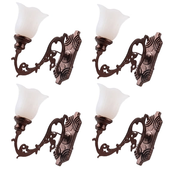 LEORX Miniature Scene Wall Light Lighting Miniature LED Lights for DIY Projects and Collectors