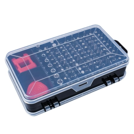 LEORX Mobile Phone Repair Tool 112 in 1 Precision Screwdriver Set Black High Grade Steel