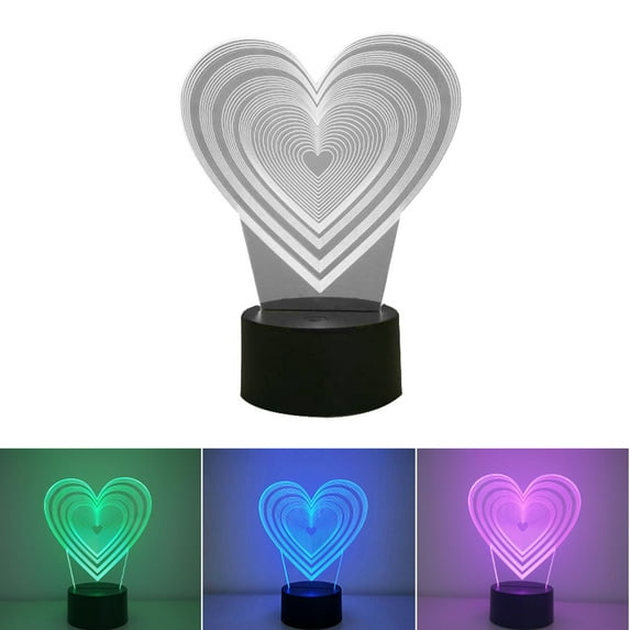 LEORX Modern Decorative Design 3D Lamp for Home 1Pcs