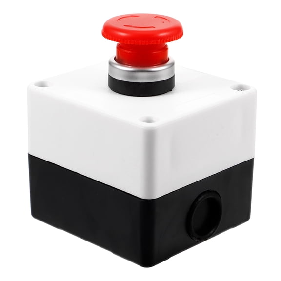 LEORX Momentary Push Button Station Box Red For Systems 1Pack