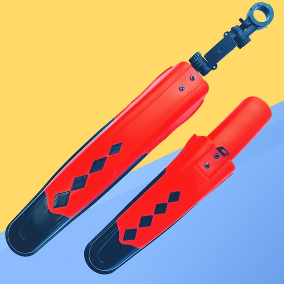 LEORX Mudguard Set for Cycling Accessories to Keep Dry and Clean in Red 1 Set