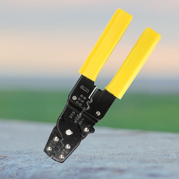 LEORX Compression Tool Kit Yellow for Accurate Coax Cable Crimping