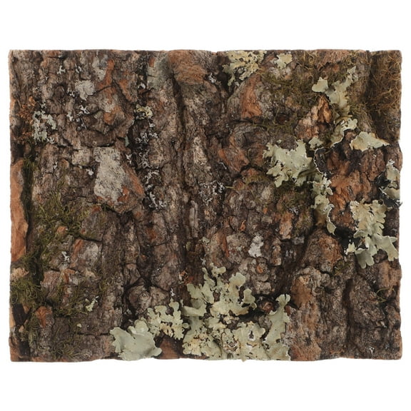 LEORX Dark Brown Cork Bark Tree Bark for Reptile Tank Decor Natural Climbing Surface