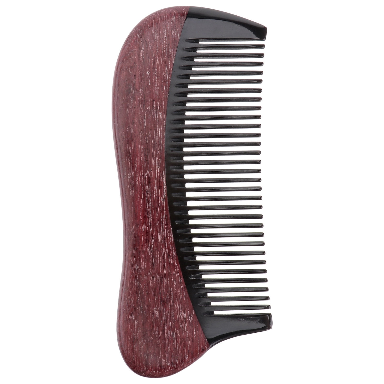 Natural Ox Horn Hair Comb Handmade Detangling Scalp Massage All Hair Types Amazon.com : EXCEART Ox Horn Hair Comb Double-Sided Engraved  main image 2