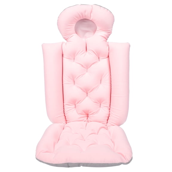 LEORX Non-slip Bathtub Pillow for Adults Polyester Quick Drying Pink 1Pcs