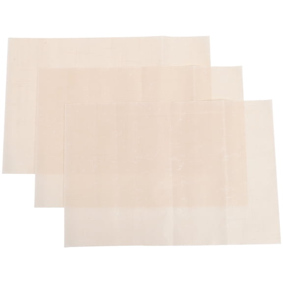LEORX Nonstick Baking Mats 3Set High Temperature Tarpaulin Reusable Oven Sheets
