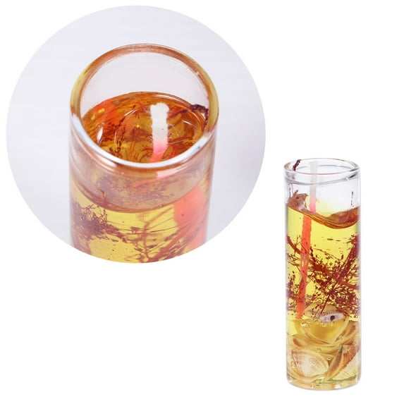LEORX Ocean Candle Romantic Scented Crystal Glass Bottle Smokeless Wax for Home Birthday Party