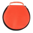 thumbnail image 1 of LEORX Orange Large Capacity CD Storage Case with Zipper Closure for Practical DVD Storage Oxford Cloth, 1 of 8