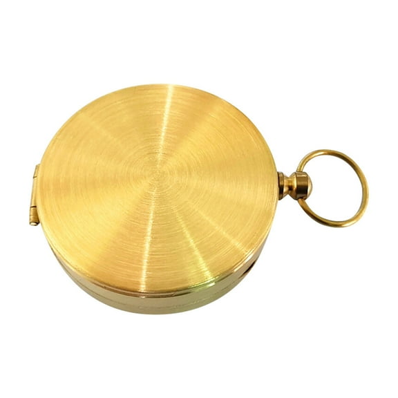 LEORX Multi-Function Retro Survival Compass Pendant Durable Golden Outdoor Supply