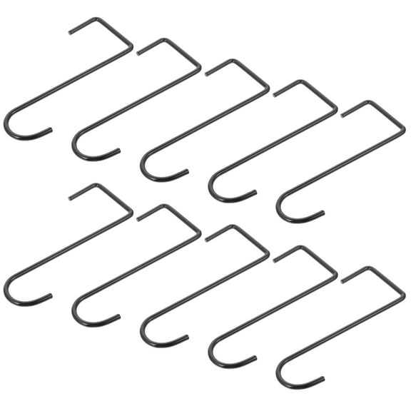 LEORX Steel Tree Branch Hook for Garden Lights and Flags 10Pcs Brown