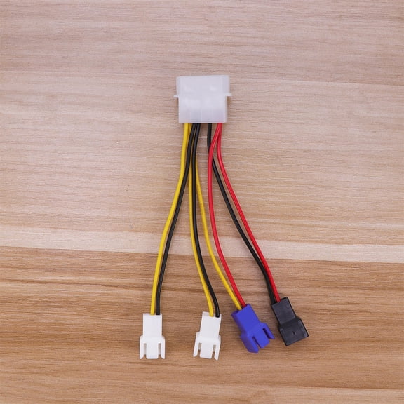 LEORX Extension Cable for Pc Fan 4 Pin to 3 Pin Connector Wire with Easy Installation