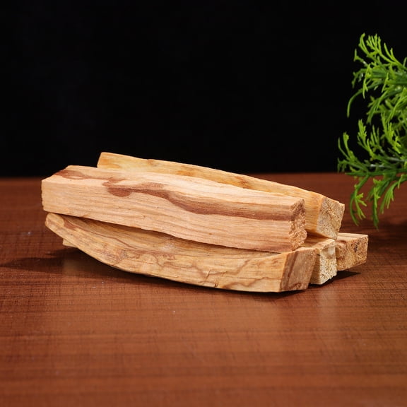 LEORX Palo Santo Sticks 1 Pack 3-5 Pieces for Natural Aromatherapy and Air Freshening Light Brown