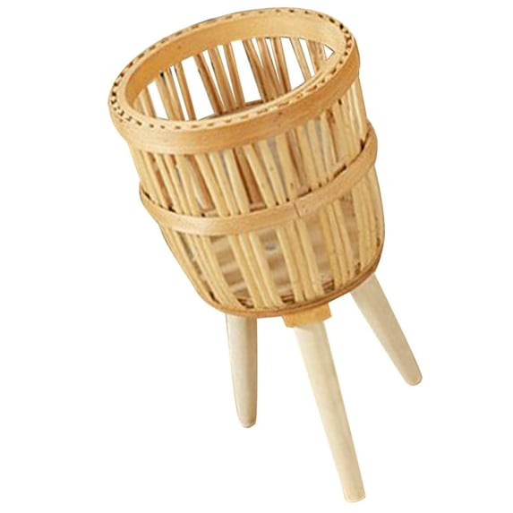 LEORX Planter Box Bamboo Woven Storage Living Space Enhancement 1Pcs