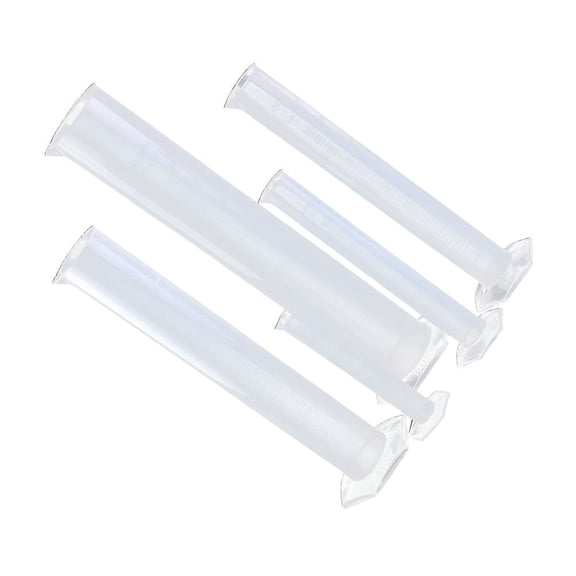 LEORX Plastic Measuring Cylinder with Base for Lab or Home Use Wide Rim and Stable Hexagonal Base 50ML 100ML 250ML 500ML 1000ML