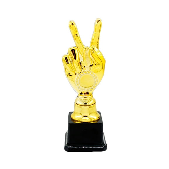 LEORX Plastic Mini Trophy Golden For Sports Events 1Pack