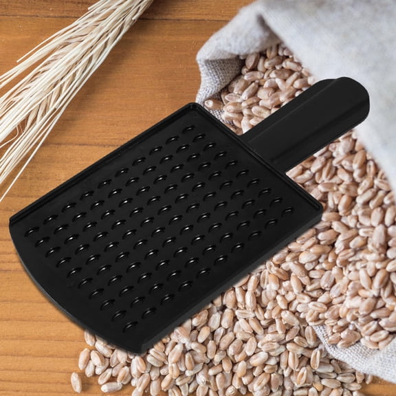 LEORX Handled Grain Counting Tool Plastic Rice Counter Board for Daily Use
