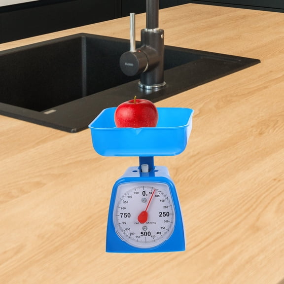 LEORX Portable Kitchen Scale for Home with Large Platform and High Precision Made of Plastic Assorted Color