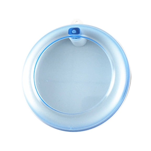 LEORX Portable Rotating Denture Case for Storage Made from Durable PP Material Blue 1PC